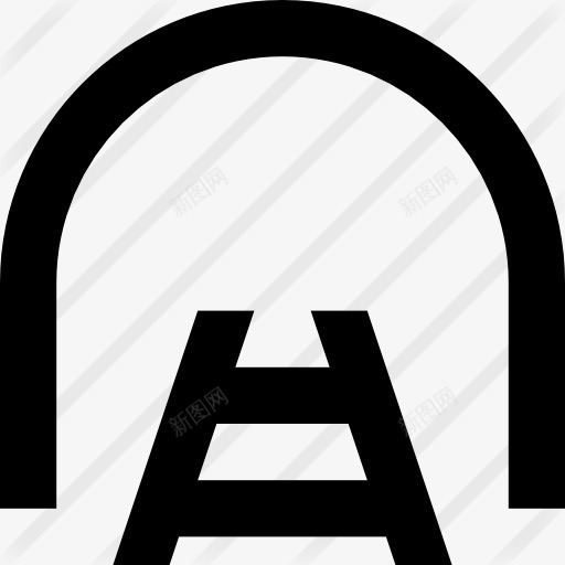 隧道图标png_新图网 https://ixintu.com 交通 公路 火车 道路标志 铁路 隧道