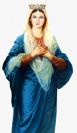 玛利亚圣母玛利亚正面高清图片