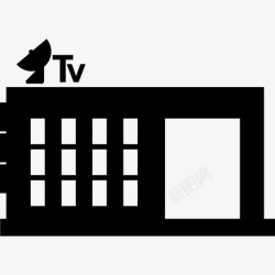 抛物面电视台图标高清图片