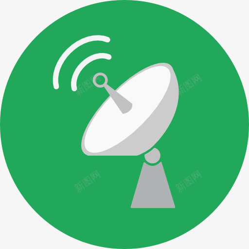 卫星天线图标png_新图网 https://ixintu.com 卫星天线 天线 技术 无线 电子 雷达