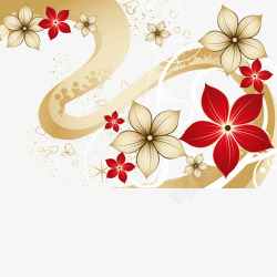 花瓣金色欧式吊顶欧式古典花纹高清图片