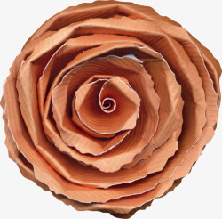 粉色折叠玫瑰素材