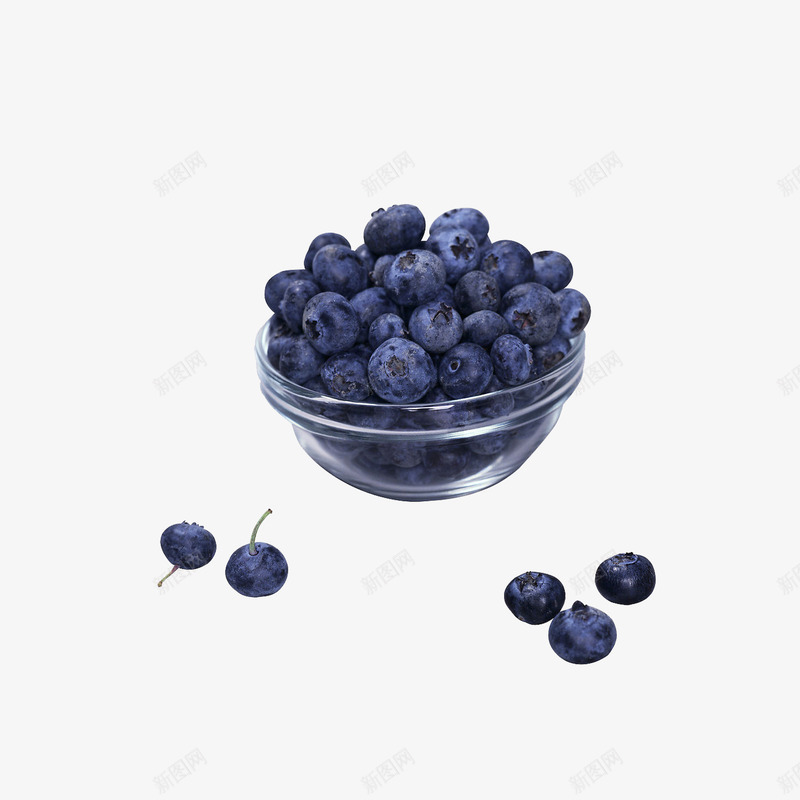 蓝莓png免抠素材_新图网 https://ixintu.com 果子 果实 果肉 水果 紫色 蓝莓