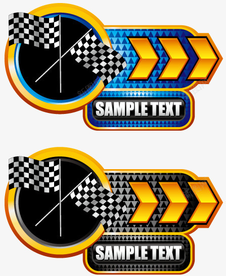 赛车主题标签矢量图ai免抠素材_新图网 https://ixintu.com 主题标签 矢量素材 装饰图案 赛车 矢量图
