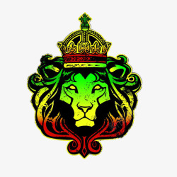 威仪狮子头标志高清图片