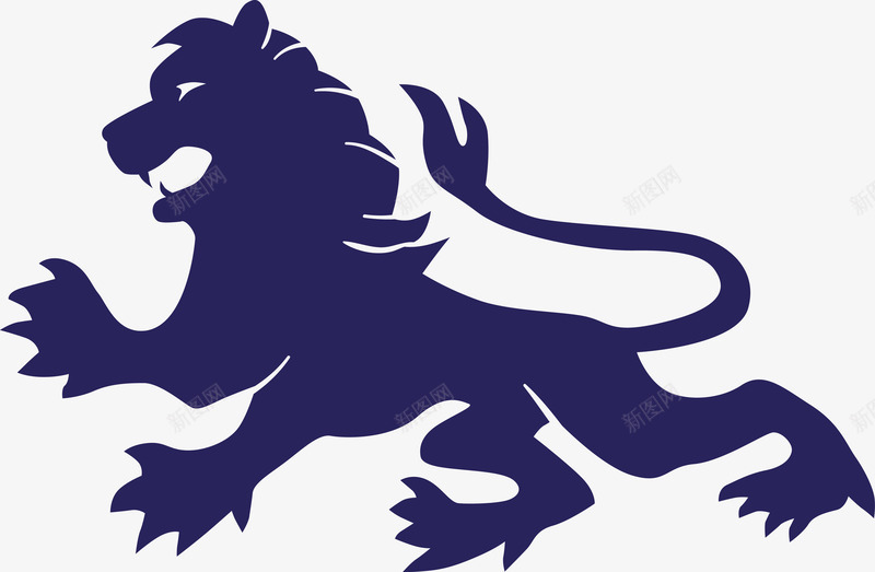 凶猛狮子图标png_新图网 https://ixintu.com 动物 大头 手绘动物 手绘狮子 手绘狮子图 水墨狮子 狮子 狮子图 猛兽
