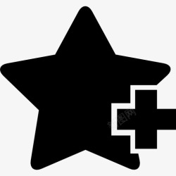 明星偶像添加喜欢的明星界面符号图标高清图片