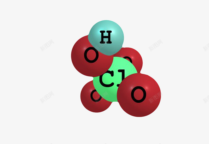 红色高氯酸分子形状png免抠素材_新图网 https://ixintu.com c1 h o 分子形状 分子立体结构 分子结构 化学性质最小粒子 最小单元 空间 英文字母 阿伏伽德罗 顺序