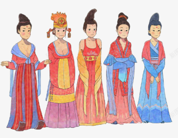 古代服饰png免抠素材_新图网 https://ixintu.com 古代人物 手绘 服饰 穿戴 装扮 配饰