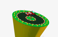 圆形车道圆形赛道高清图片
