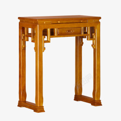 红木色供桌黄杨木色案台高清图片
