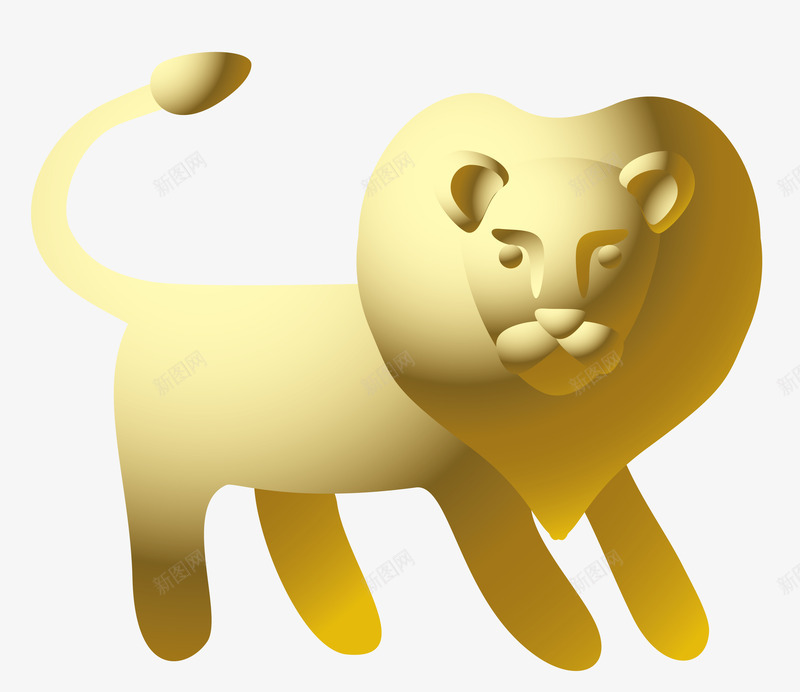 狮子座雕像png免抠素材_新图网 https://ixintu.com 星座 狮子 狮子座 矢量素材 雕像