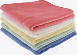 多色毛巾手绘多色折叠毛巾高清图片