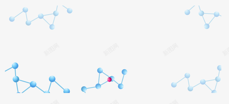 医疗科技png免抠素材_新图网 https://ixintu.com 分子结构 科技 线粒体