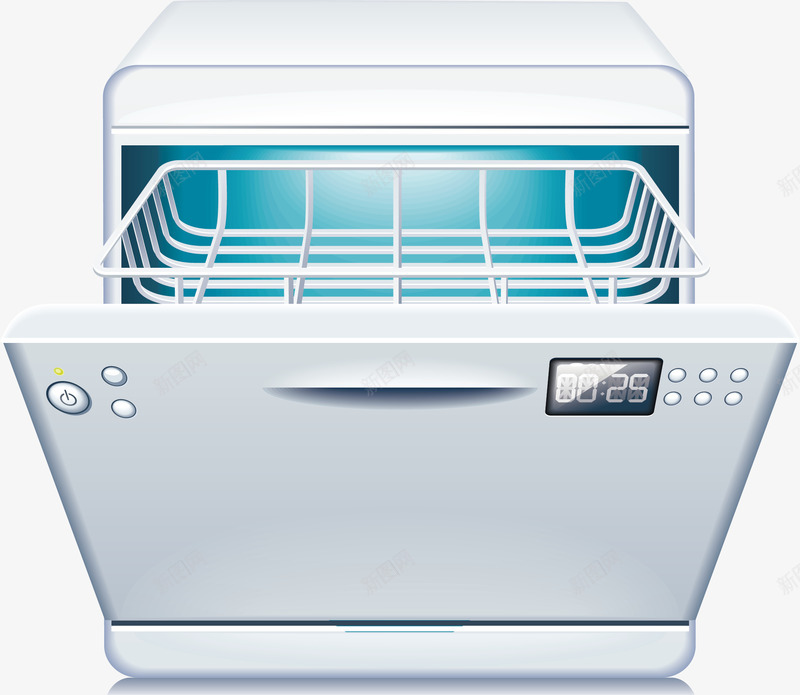 洗碗机元素png免抠素材_新图网 https://ixintu.com png 卡通 洗碗机矢量 电子 矢量元素