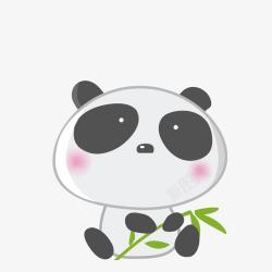 可爱的大熊猫素材