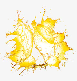 流动液态图形黄色的液体高清图片