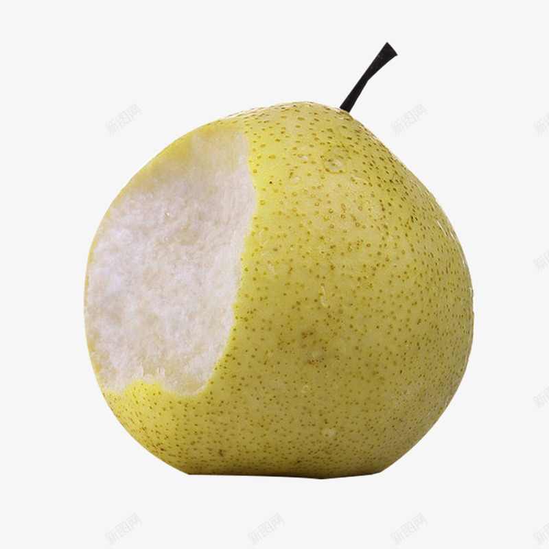 咬一口的酥梨png免抠素材_新图网 https://ixintu.com 果实 梨子 水果 被咬 酥梨 食物
