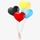 心气球情人节爱事件人素材