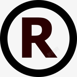 人行R标志商业专利标志图标高清图片