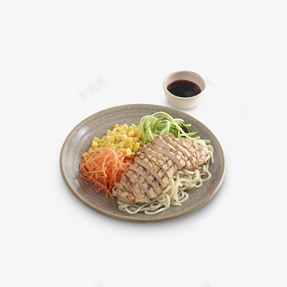日式肉排面png免抠素材_新图网 https://ixintu.com 套餐 日式料理 美味 美食 肉排 面条