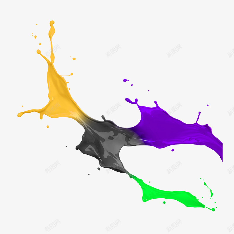 彩色抽象不规则图形油漆元素png免抠素材_新图网 https://ixintu.com 五颜六色 免抠图 喷洒的 墨水 广告 彩色 抽象 油漆 海报 紫色 绿色 飞溅的 黄色 黑色