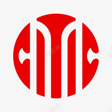 红色圆形中信logo图标图标