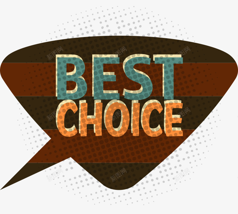 BESTCHOICEpng免抠素材_新图网 https://ixintu.com best ope 对话框 扁平 红色 英文文字