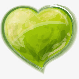 赫兹绿色心Valentinehearticons图标图标