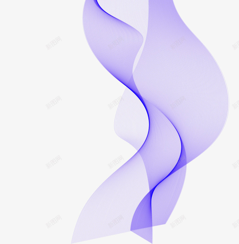 梦幻紫色弧线png免抠素材_新图网 https://ixintu.com 创意 唯美 弧线 抽象 晕染 梦幻 渲染 紫色