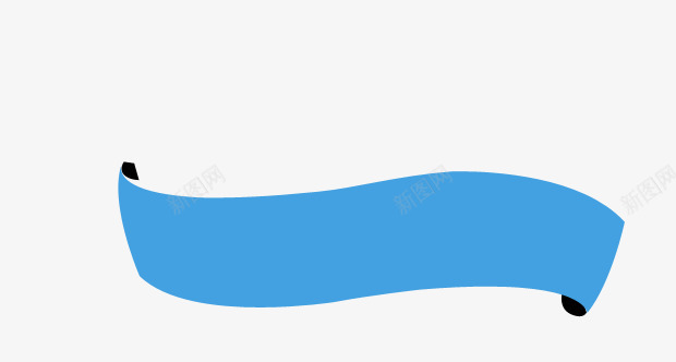 唯美精美蓝色彩带折角标题栏png免抠素材_新图网 https://ixintu.com 唯美 彩带 折角 标题栏 精美 蓝色