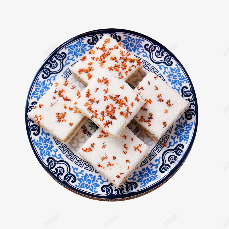 一碟糕点png免抠素材_新图网 https://ixintu.com 中式甜品 中式美食 中式食品 糕点 美食设计 零食设计 餐饮设计
