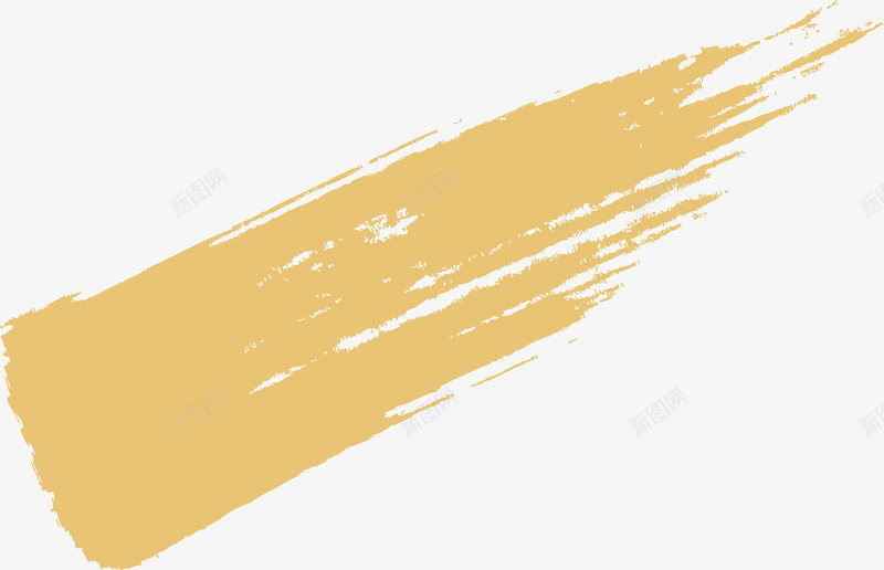 黄色笔刷矢量图ai免抠素材_新图网 https://ixintu.com 彩色笔刷 毛笔刷 油画笔刷 泼墨笔刷 笔刷矢量 素描笔刷 黄色笔刷 矢量图