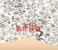 封面设计稿新年贺卡高清图片
