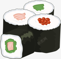 美味日式寿司素材