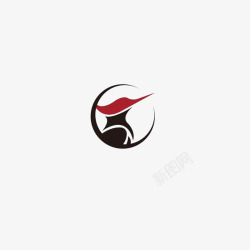 啄木鸟logo精简图形啄木鸟商标图标高清图片
