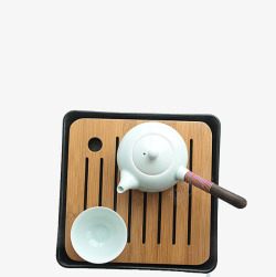 一壶一杯日式茶壶素材