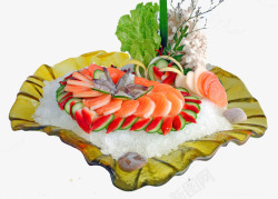 鲷鱼刺身日式传统料理高清图片