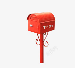 邮箱模板下载红色的邮箱高清图片