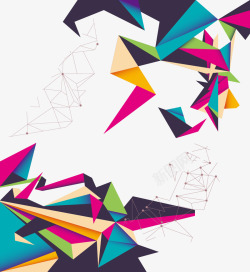 创意几何图形矢量图素材