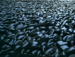 鹅卵石地面深色鹅卵石高清图片