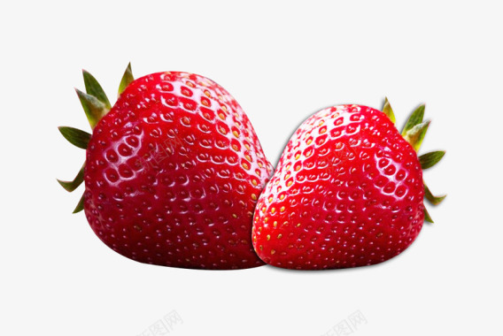 美味草莓采摘图标图标