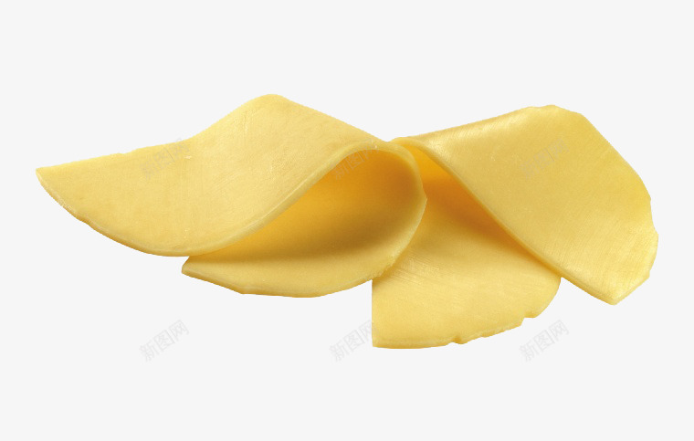 奶酪切片png免抠素材_新图网 https://ixintu.com 产品实物 免费png图片 早点 美食 食物 黄色