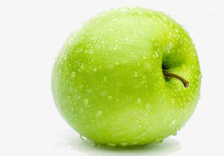 手绘水果食物图标青苹果图标