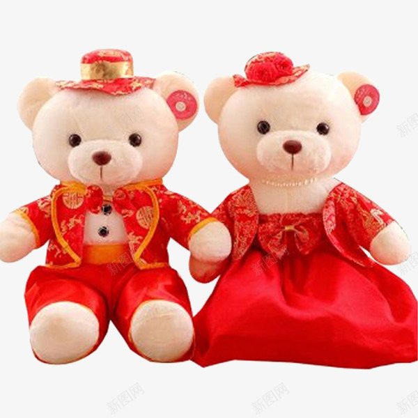 中式婚礼可爱娃娃衫png免抠素材_新图网 https://ixintu.com 中式婚礼 产品实物 可爱娃娃 婚庆 结婚小人