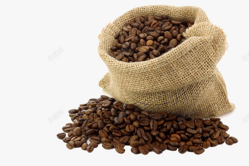 一袋咖啡豆png免抠素材_新图网 https://ixintu.com png图形 png装饰 咖啡豆 袋子 装饰 食物