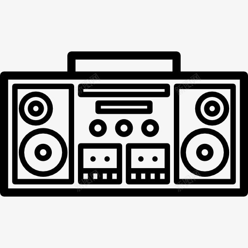 音响图标png_新图网 https://ixintu.com 乐器 技术 搅拌机 收音机 无线电 混合 音乐播放器