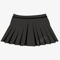 日系女生黑色超短裙高清图片