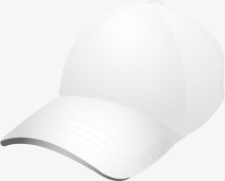 白色棒球一顶白色的棒球帽高清图片