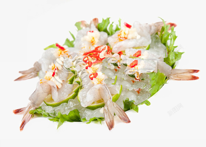 漂亮的刺身png免抠素材_新图网 https://ixintu.com 大虾 日式料理 日式美食 海鲜自助 生虾 虾
